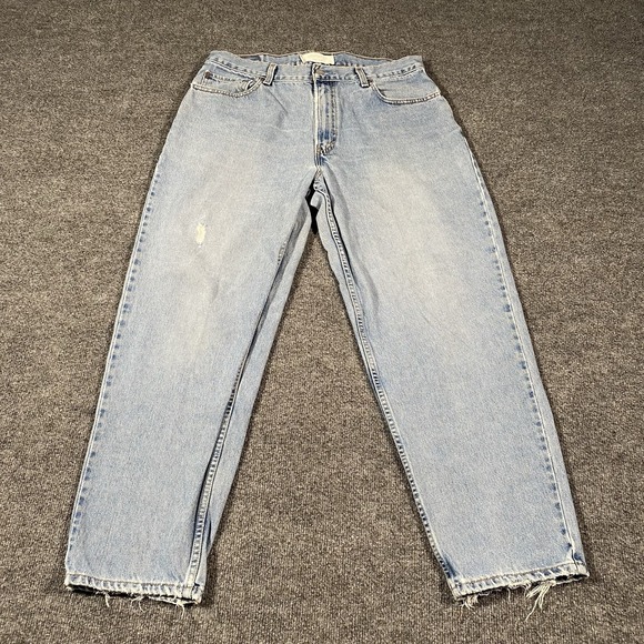 Levi's Other - Vintage Y2K Levis 560 Comfort Fit Jeans Mens 36x30 Faded Distressed Light Wash